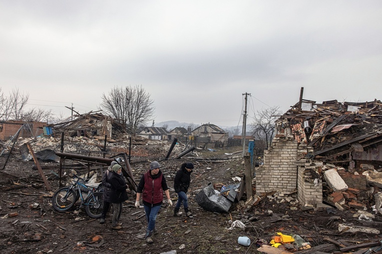 Irpień: Połowa miasta w ruinie