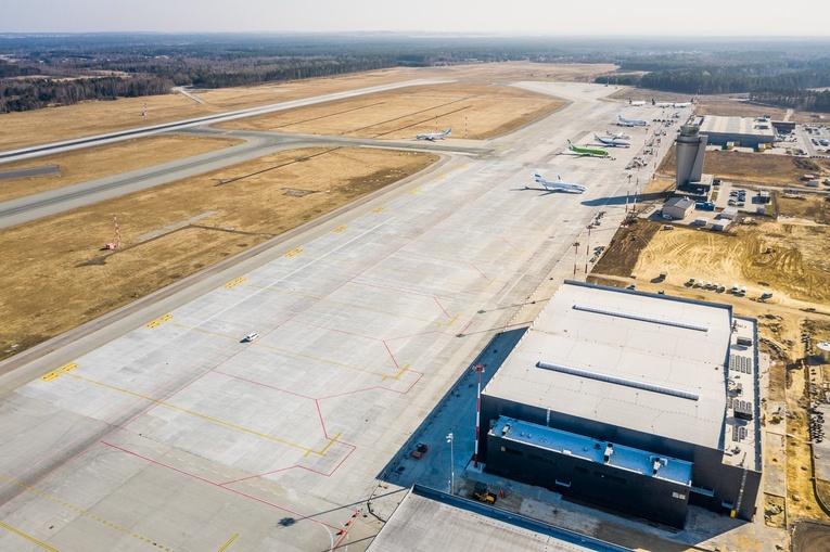 Katowice Airport z nową płytą postojową samolotów