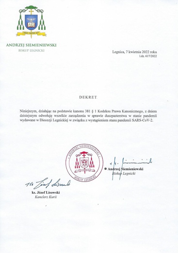Dekret Biskupa Legnickiego