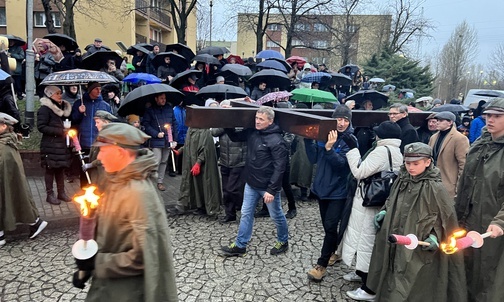 Katowice. Droga Krzyżowa ulicami miasta
