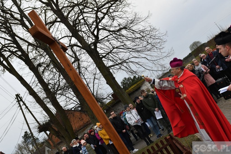 Poświęcenie przydrożnych krzyży w Korytach