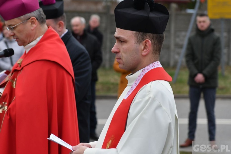 Poświęcenie przydrożnych krzyży w Korytach