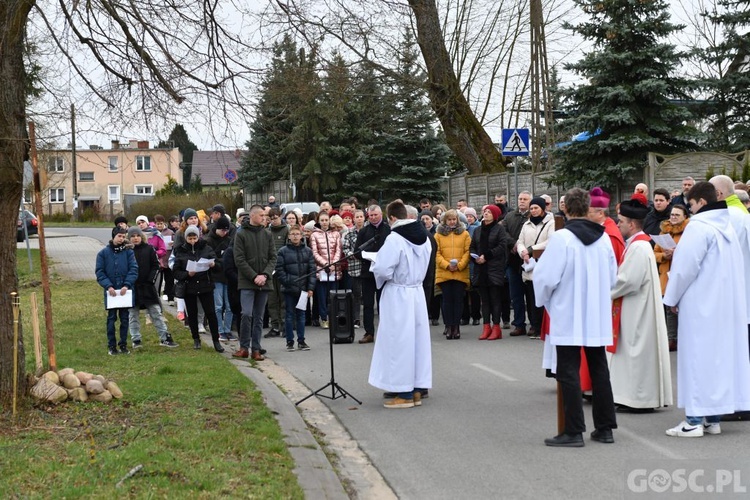 Poświęcenie przydrożnych krzyży w Korytach