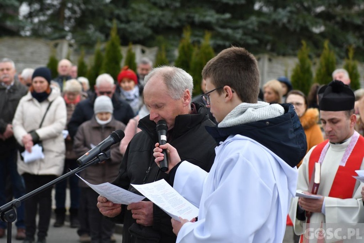 Poświęcenie przydrożnych krzyży w Korytach