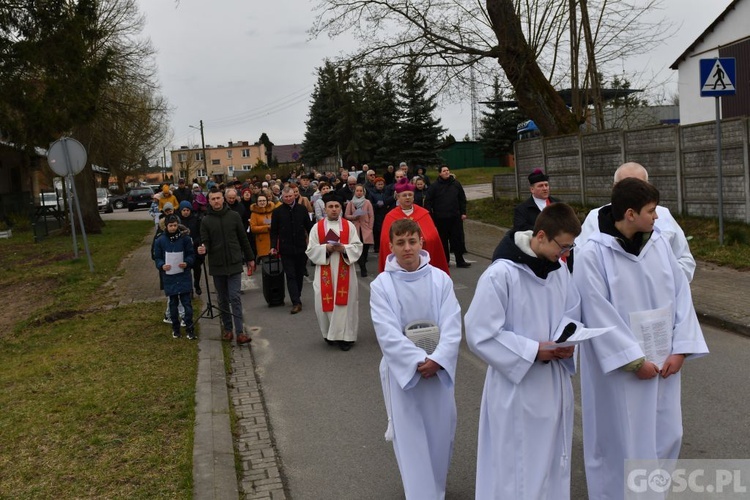 Poświęcenie przydrożnych krzyży w Korytach