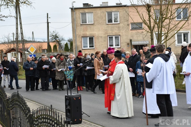 Poświęcenie przydrożnych krzyży w Korytach