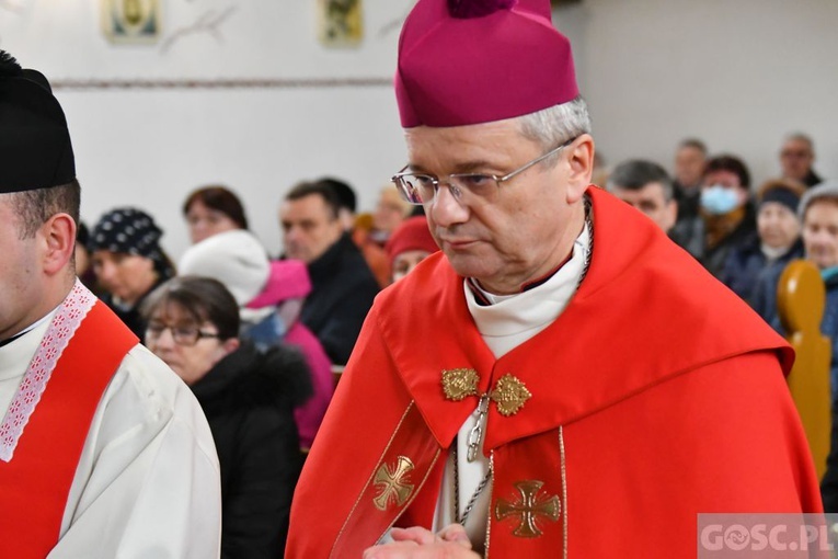 Poświęcenie przydrożnych krzyży w Korytach