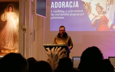 Gościem modlitewnego spotkania był Marcin Jakimowicz.