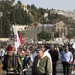 Procesja Niedzieli Palmowej w Jerozolimie