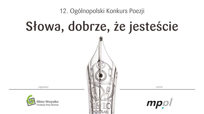 12. Ogólnopolski Konkurs Poezji „Słowa, dobrze, że jesteście”