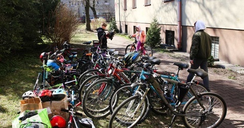 Katowice. Powstała wypożyczalnia rowerów dla uchodźców z Ukrainy