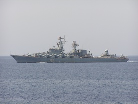 Utrata krążownika Moskwa to "cios" dla rosyjskiej floty na Morzu Czarnym