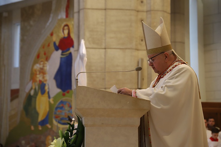 Msza Wieczerzy Pańskiej w sanktuarium św. Jana Pawła II