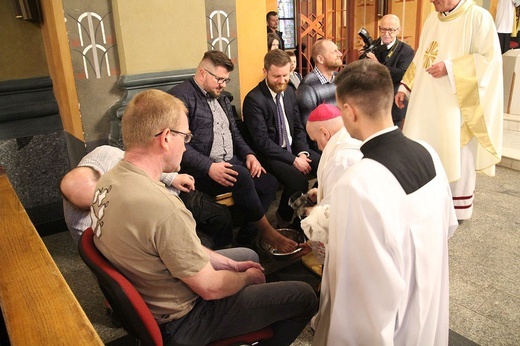 Liturgia Wielkiego Czwartku w katedrze św. Mikołaja w Bielsku-Białej - 2022