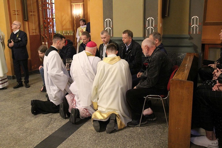 Liturgia Wielkiego Czwartku w katedrze św. Mikołaja w Bielsku-Białej - 2022