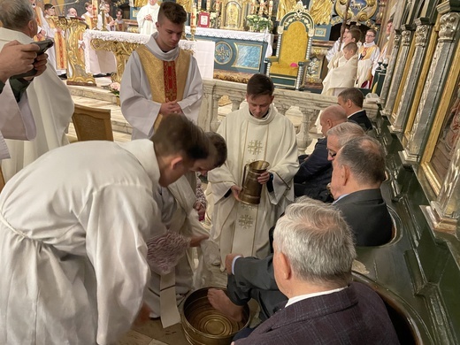 Liturgia Wielkiego Czwartku w konkatedrze w Żywcu - 2022