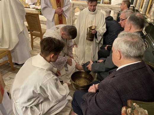 Liturgia Wielkiego Czwartku w konkatedrze w Żywcu - 2022