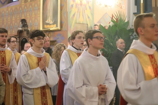 Liturgia Wielkiego Czwartku w konkatedrze w Żywcu - 2022