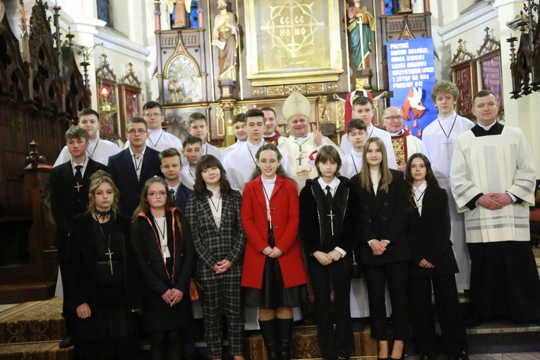 Bierzmowanie w Ciężkowicach