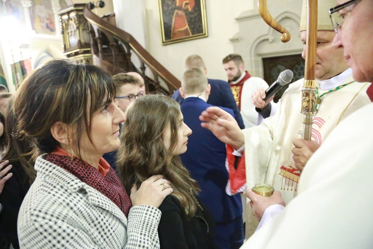 Bierzmowanie w Ciężkowicach