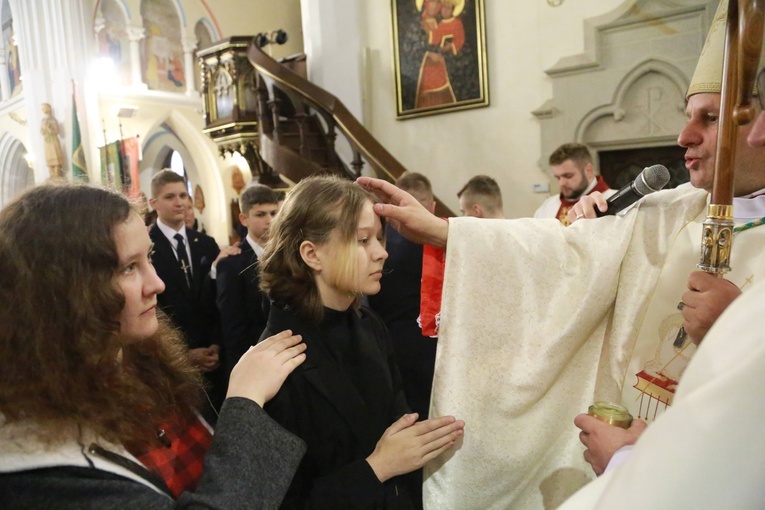 Bierzmowanie w Ciężkowicach