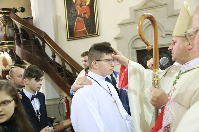 Bierzmowanie w Ciężkowicach