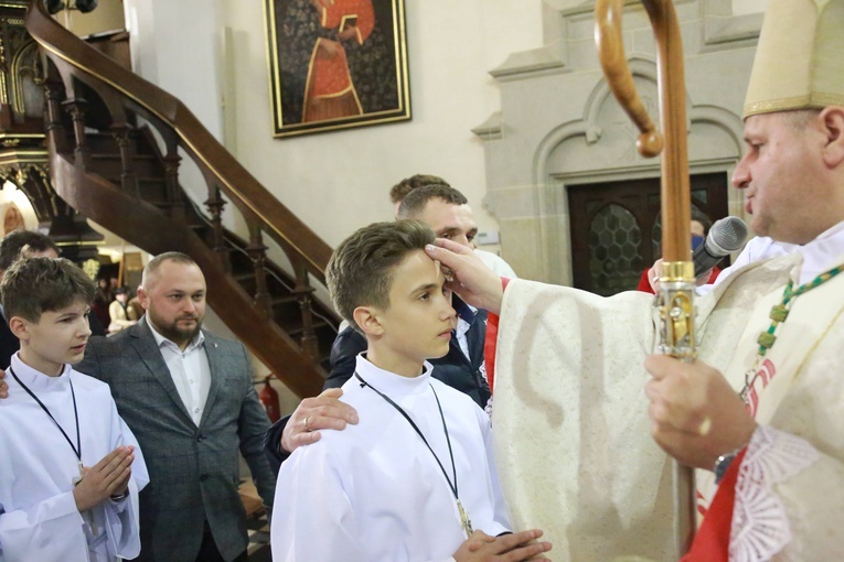 Bierzmowanie w Ciężkowicach