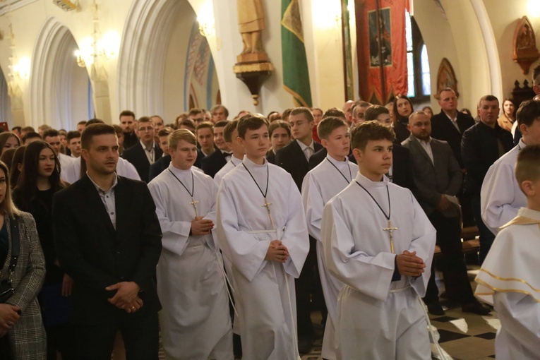 Bierzmowanie w Ciężkowicach