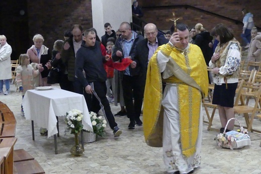 Wielka Sobota grekokatolików u św. Maksymiliana w Oświęcimiu