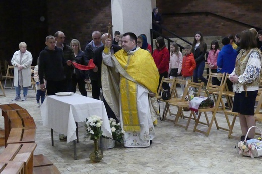 Wielka Sobota grekokatolików u św. Maksymiliana w Oświęcimiu