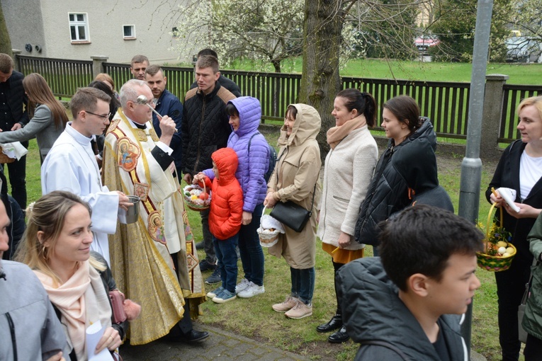 Wielkanocne nabożeństwo dla gości z Ukrainy w Dobrzeniu Wielkim