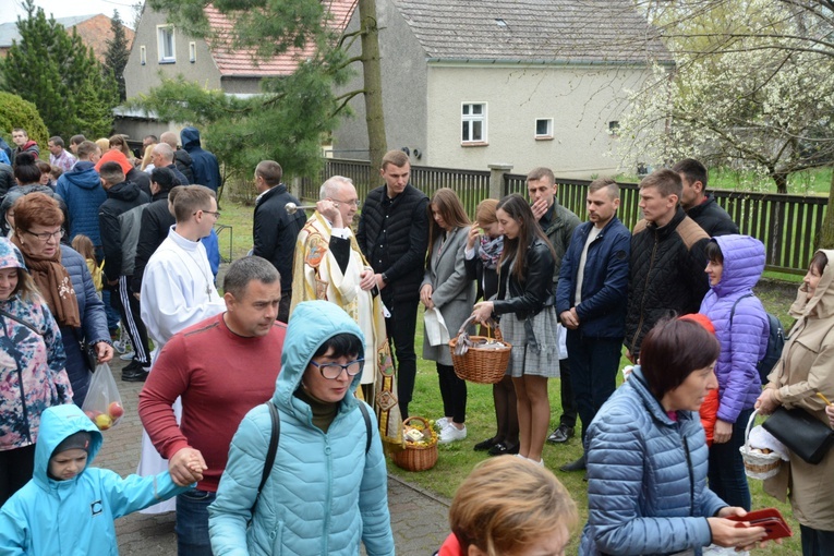 Wielkanocne nabożeństwo dla gości z Ukrainy w Dobrzeniu Wielkim