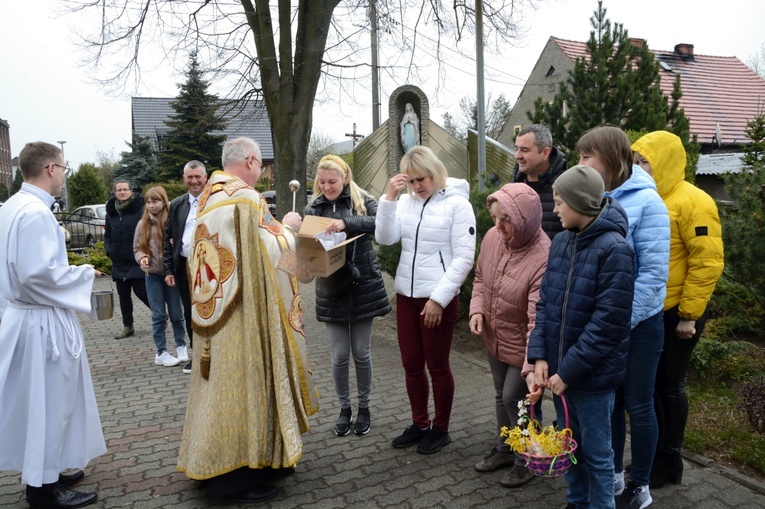 Wielkanocne nabożeństwo dla gości z Ukrainy w Dobrzeniu Wielkim