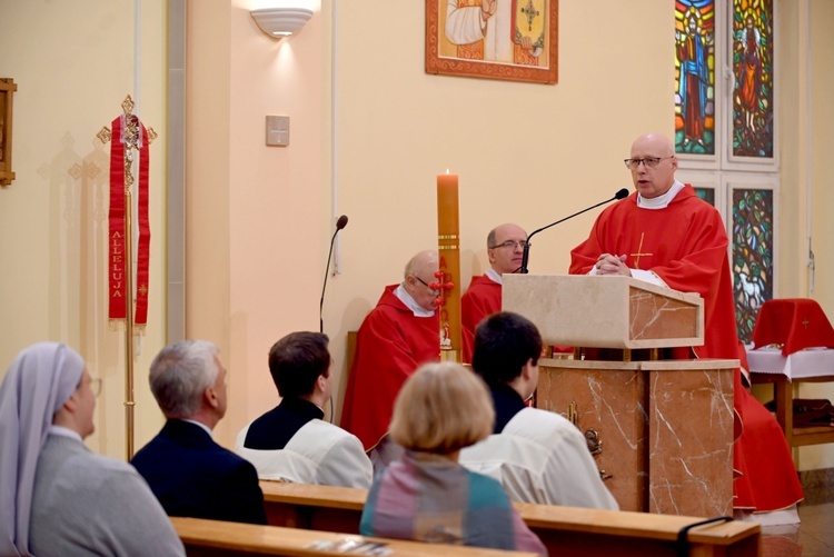 Msza imieninowa bp. Marka w seminarium