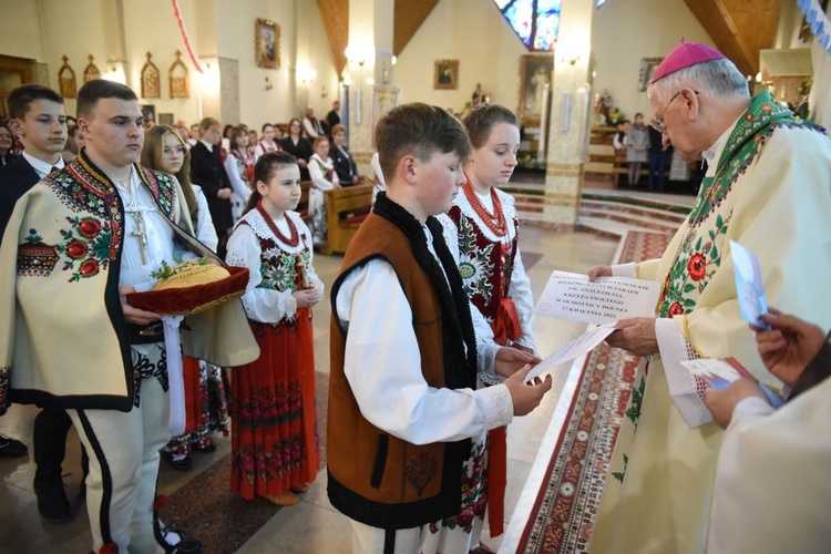 Bierzmowanie w Ochotnicy Górnej