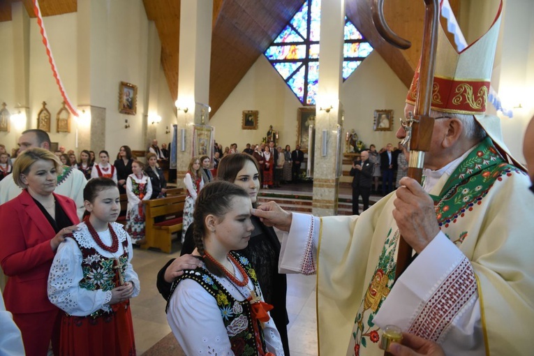 Bierzmowanie w Ochotnicy Górnej