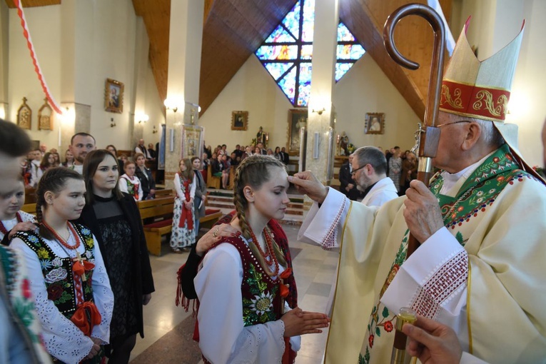 Bierzmowanie w Ochotnicy Górnej