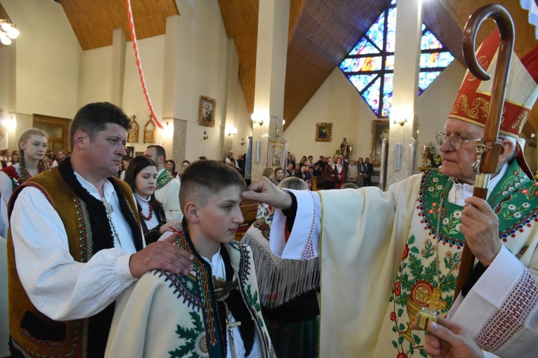 Bierzmowanie w Ochotnicy Górnej