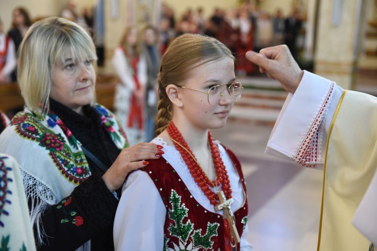 Bierzmowanie w Ochotnicy Górnej