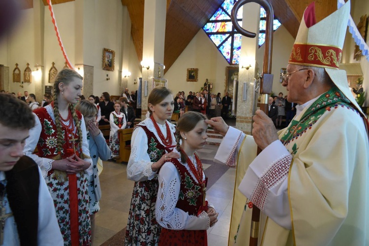 Bierzmowanie w Ochotnicy Górnej