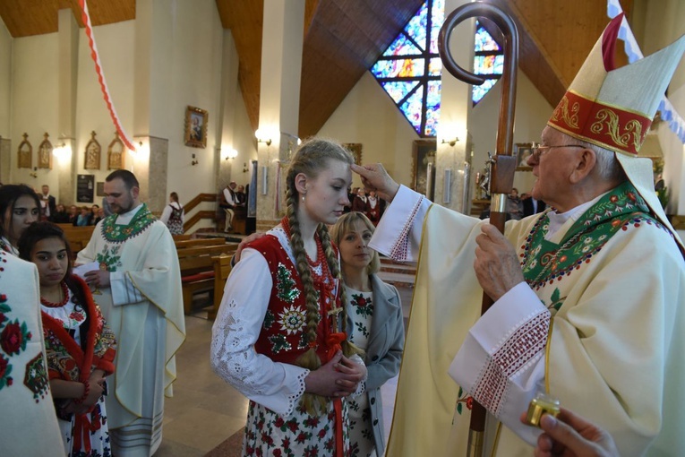 Bierzmowanie w Ochotnicy Górnej