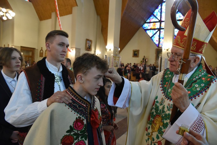 Bierzmowanie w Ochotnicy Górnej