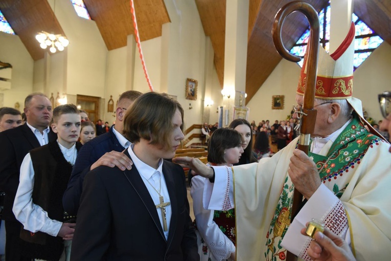 Bierzmowanie w Ochotnicy Górnej