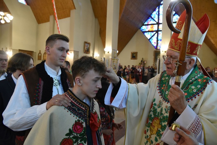 Bierzmowanie w Ochotnicy Górnej