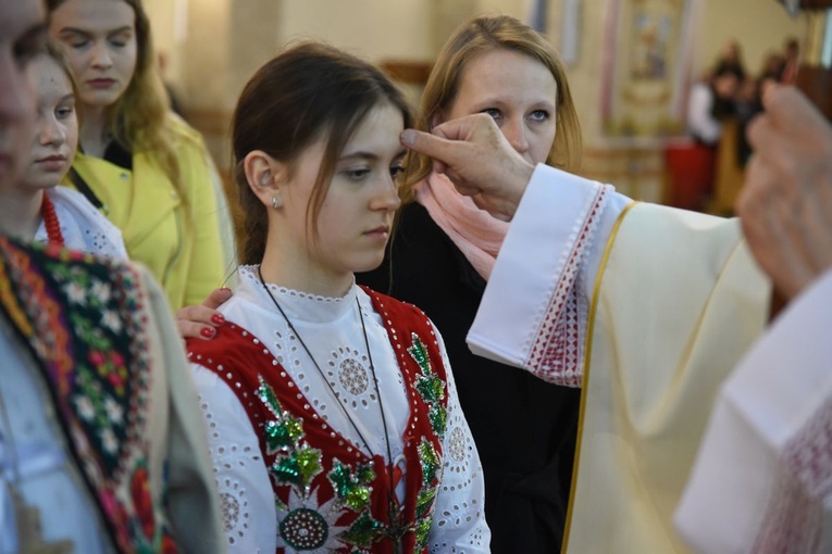 Bierzmowanie w Ochotnicy Górnej