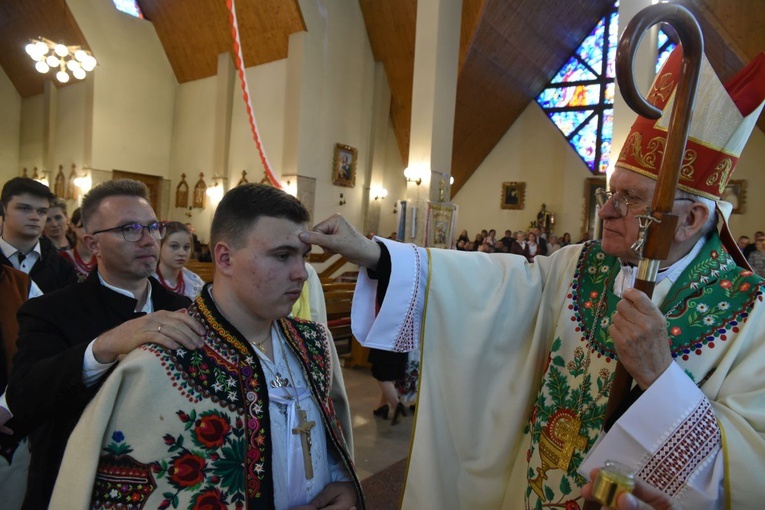 Bierzmowanie w Ochotnicy Górnej