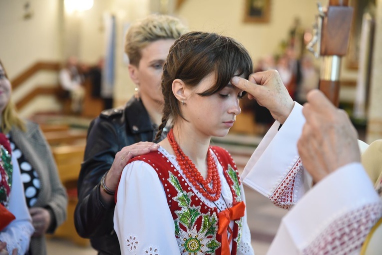 Bierzmowanie w Ochotnicy Górnej