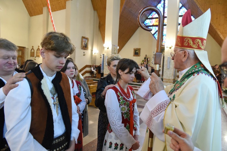 Bierzmowanie w Ochotnicy Górnej