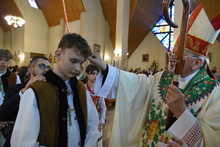 Bierzmowanie w Ochotnicy Górnej