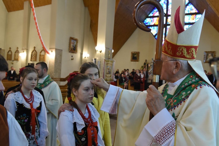 Bierzmowanie w Ochotnicy Górnej